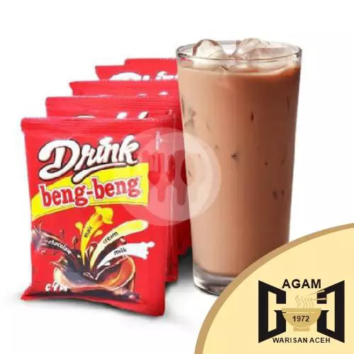 Bengbeng Dingin - cold chocolate drink with Bengbeng flavor